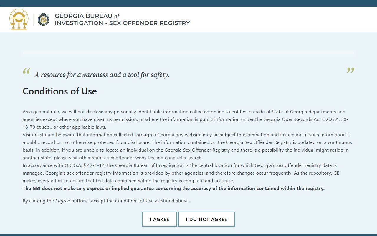 Franklin County criminal court records GBI sex offender registry